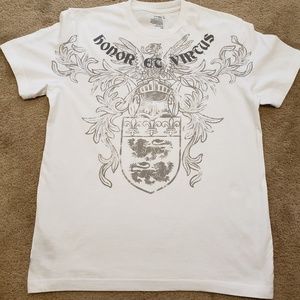 Old Navy Graphic Tee (honor et virtus) size L